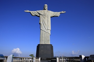 ブラジル：リオデジャネイロ：コルコバードの丘